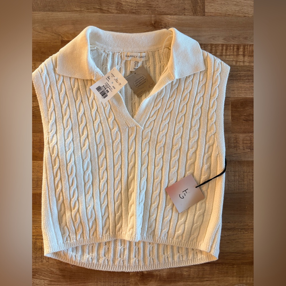 Knitted vest